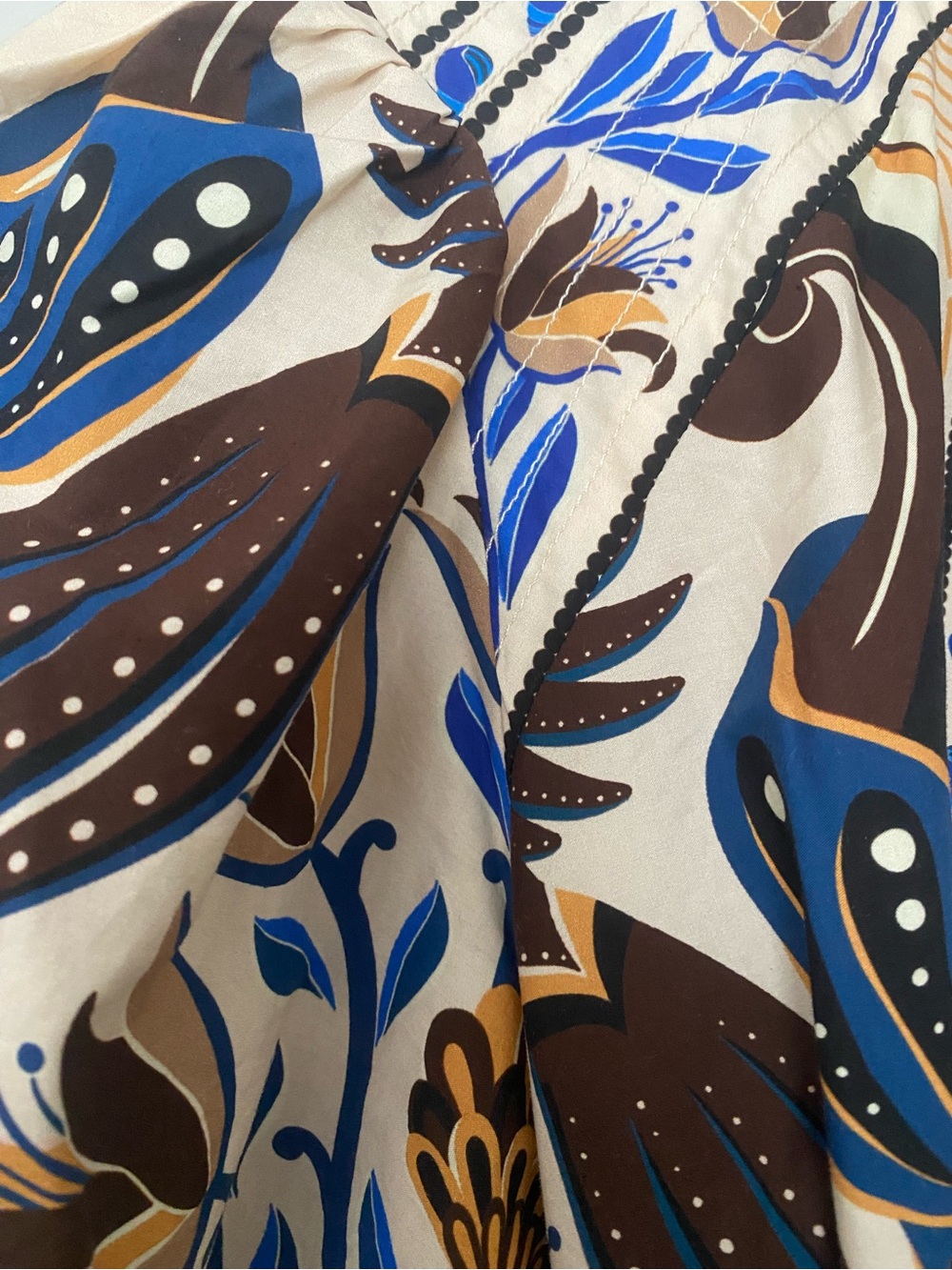FARM Rio Floral Tie Waist Minidress- Small - Picture 2 of 3
